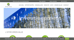 Desktop Screenshot of greenvaluefrance.com